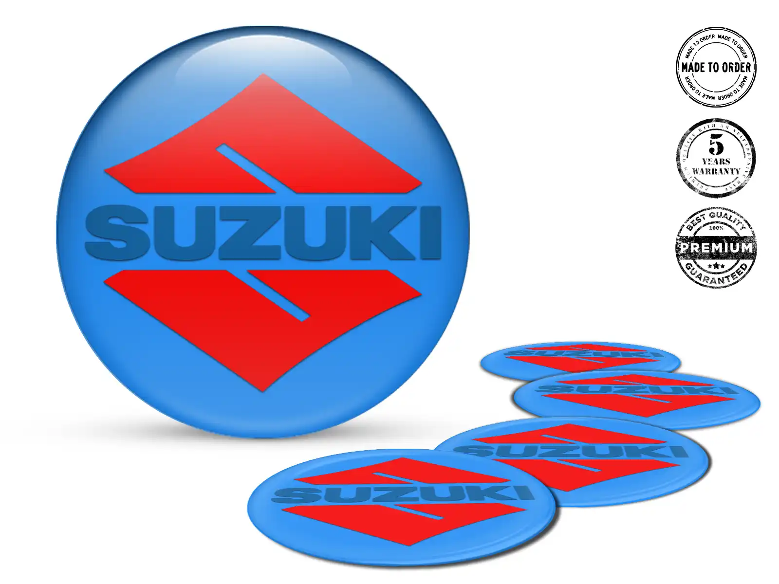 Suzuki Aufkleber Dome Edition Harz Emblem Labels